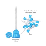 Alice dental // mixing tip blue biru 1:1 / tips gigi temporary crown