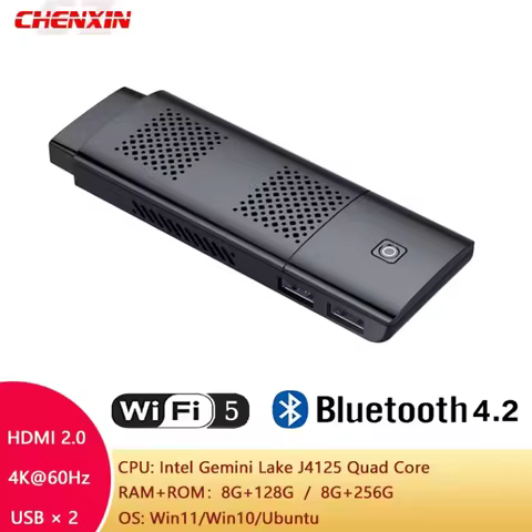CHENXIN M1K Intel Gemini Lake J4125 Quad Core Mini PC Win11 8G DDR4 256G SSD Dual-Band WIFI BT4.2 2×