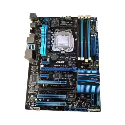 ASUS P8P67LE large board Intel 3/5/7 processor 1155 pin DDR3 memory ATX overclocking motherboard