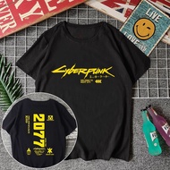 Cyberpunk 2077 Game Peripheral Unisex T-shirt 100% Cotton Fashion Cool Casual Street