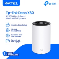TP-Link Deco X80 AX6000 Dual-Band Mesh WiFi 6 System