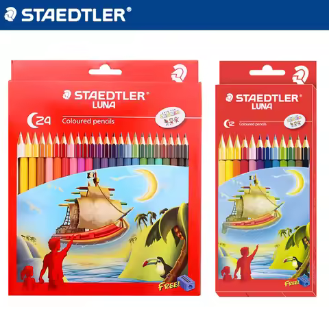 STAEDTLER 12/24 Color Pencil Set Oily Color Pencils 136 C12 Professional Painting Art Fill School Su