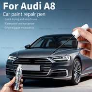 For Audi A8 Car Paint Repair Pen Touch Up Scratch Remover DIY Auto Accessories White LS9R Black LY9T