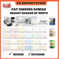 [WHITES] 18 Liter MCI Paint Cat Dinding Rumah Interior &amp; Exterior Wall Paint Matt Kilat