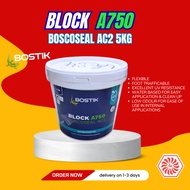 Bostik Block A750 Boscoseal AC2 One Part Fiber Reinforced Waterproofing 纤维增强防水卷材 5KG (Project Grade)