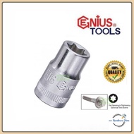 GENIUS ½" Dr. E-STAR HAND SOCKET E10 / E12 / E14