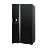 ตู้เย็น SIDE BY SIDE HITACHI RSX600GPTH0 GBK 20.2 กระจกดำSBS REFRIGERATOR HITACHI RMX600GVTH0 GBK 20.2CU.FT BLACK MIRROR **พลาดไม่ได้แล้วจ้ะแม่**