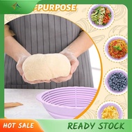 [luxiang.] Bread Proofing Basket,Silicone Round Bread Foldable Sourdough Baking Basket Waterproof Pr