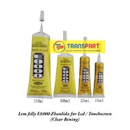 Jelly Glue E8000 E-8000 Zhanlida Lcd Touchscreen Medium Viscosity Clear BENING 15ml 50ml 110ml