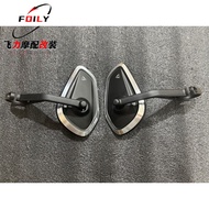 กระจกมองหลังมอเตอร์ไซค์แบบปรับแต่งได้สำหรับ Triumph Street Triple 765RS/R ด้านข้าง ซ้ายและขวา พร้อมอ