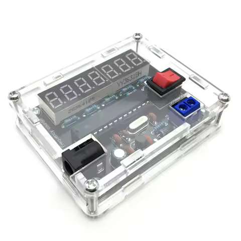 Frequency Meter, Measurement Production Kit DIY 0.45HZ-10MHZ with Shell Parts, Measurement Range 10M