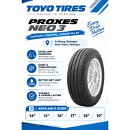 Toyo Tires NEO3 175/65R14 185/55R15 195/55R15 195/50R15 195/60R15 175/65R15 185/55R16 215/45R17 215/