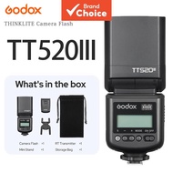 Godox TT520III On-Camera Flash | Universal Speedlite for Canon/Sony/Nikon/Fujifilm | GN33 433MHz Wir