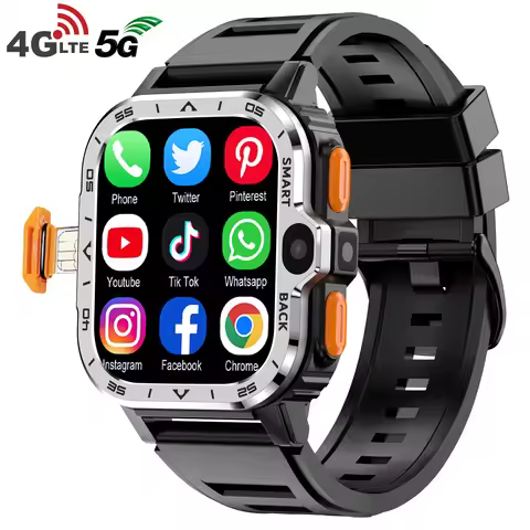 PGD SmartWatch 4G LTE Android Smart Watch GPS SIM Card Wifi NFC Dual Camera Rugged Storage Google Pl