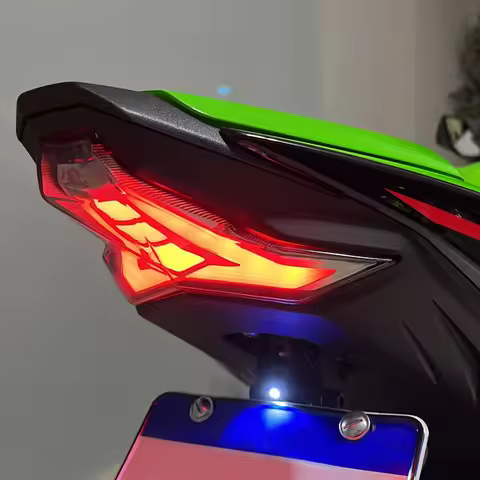 TAORIDER-MOTO LED Integrated Taillight Tail Turn Signals Light For KAWASAKI Ninja 250 400 ZX6R ZX10R
