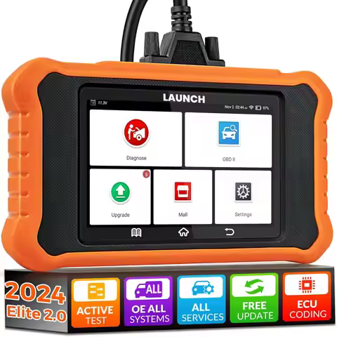 LAUNCH Creader Elite V2.0 for BMW OBD2 Scanner, 2024 Full Systems Bi-Directional Scan Tool, All Rese