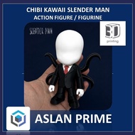 CHIBI KAWAII SLENDER MAN SLENDERMAN ACTION FIGURE FIGURE STATUE 3D Print Printing Cryptid Eric Knuds