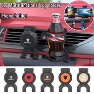 Peugeot Car Multifunctional Folding Cup Holder Air Outlet Phone Holder Storage Hook Car Accessories，