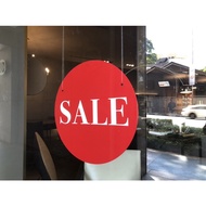 Sale glass decal sticker retail shopfront