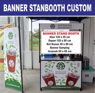 Banner Standing Booth Es Teh Manis Jumbo Bisa Custom dan Free Design