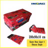 Inoac 4-fold mattress, size 200x90 cm D16
