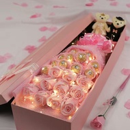 Ferrero Chocolate Rose Bouquet Gift Box Creative Birthday Gift for Boyfriends and Girlfriends Wife 520 Gift Flower