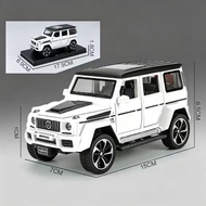 1:32 Alloy Pull Back Car Toy Sound Light Open Door Mainan Kereta Budak G Wagon Style Model Birthday 