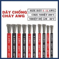 Heat-resistant silicon wire 200*c 7AWG