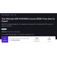 The Ultimate SAP S4HANA Course 2026 - From Zero to Expert
