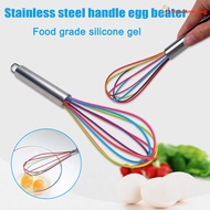 Silicone Egg Beater Hand Egg Cream Mixer Cook Blender Whisk Kitchen Tools Cooking Foamer