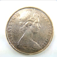 048 - Koin kuno 10 cent koin Australia