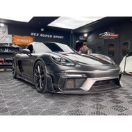 Porsche Cayman 718 Convert GT4 RS Front Bumper Dry Carbon