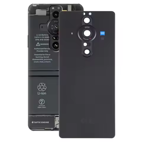 Battery Back Cover for Sony Xperia Pro-I / Sony Xperia 1 II with Camera Lens Cover Phone Rear Housin