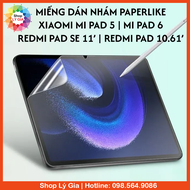 Miếng dán nhám PaperLike cho Xiaomi Mi Pad 5 / Mi Pad 6 / Redmi Pad SE 11 / Redmi Pad 10.61