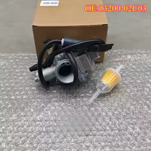 High quality New For 13200-02C03 For LT160E LT-F160 LT160 1989-2003 Motorcycle Carb Carburetor Assy
