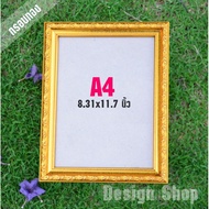 Gold Edge Photo Frame A4 Size 0.8 Inch (Recommended Product)
