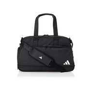 [Adidas Golf] Golf Bag Shoe Pocket Attached Key Synthetic Leather Boston Bag Men's Black / White