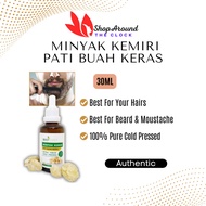 Bio Cho Minyak Kemiri/Minyak Rambut Lelak/Serum Sambut Gugur/Minyak Buah Keras (30ml)