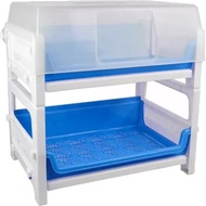 TOYOGO 2 TIER DISH RACK (316) BLUE