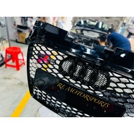 Audi TT TTRS RS MK2 chrome edition front grill grille sarung front logo rear emblem bodykit body kit