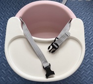 日本Richell Baby 嬰幼兒2-way 坐椅餐桌椅（粉紅色，with Tray）