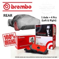 Brembo (REAR) Honda City TMO 2008~12 Brake Pad Rear