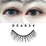 < Dear34 > Bright Ii 905 Upper Eyelashes Suitable For Various Makeup Natural Nude Simulation False U