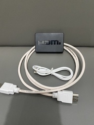 3 in 1 HDMI 切換器 附 USB 充電線連遙控(電視分插)