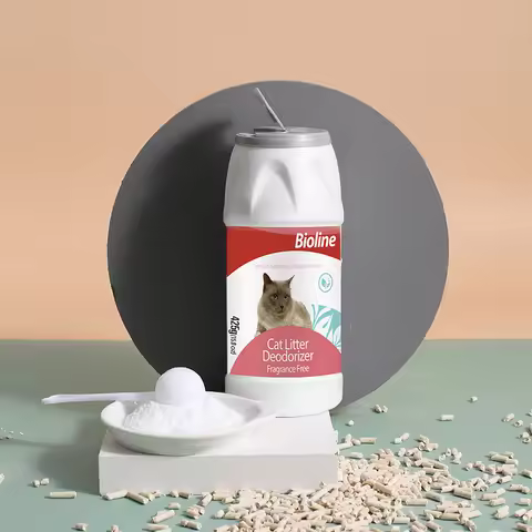 Bioline Cat Litter Deodorizing Powder Odor Eliminator for Comfortable Home Smell Freshener for Cat L