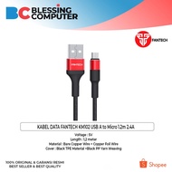 FANTECH KM102 USB DATA CABLE a to Micro 1. 2.4A2M
