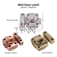 [SG STOCK] MINI DOOR LATCH Slide Door Lock Security Gate Security Door Slide Rotate Bolt Latch