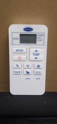 BRANDNEW AND ORIGINAL Remote Control for Carrier Aircon Crystal inverter (42CVES/42GCVBE) 11060