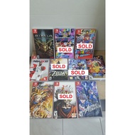 NINTENDO SWITCH GAMES USED CHEAP NBA2K18 DIABLO 3 DIABLO III MARIO KART 8 DELUXE ASTRAL CHAIN DRAGON