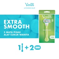 Gillette Venus Extra Smooth Razor isi 1 pcs + Refill isi 2 pcs